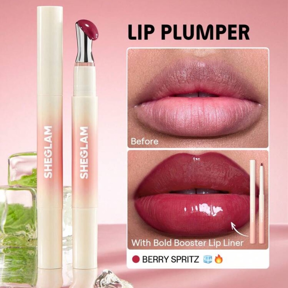 SHEGLAM Bold Booster Lip Plumper-Berry Spritz